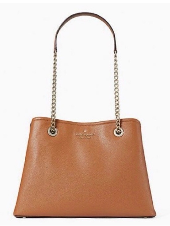 kate spade Handbags - KATE SPADE ♠️ New York 🤎Jordyn🤎 MEDIUM CHAIN-HANDLE LEATHER TOTE BAG 🌟EUC🌟